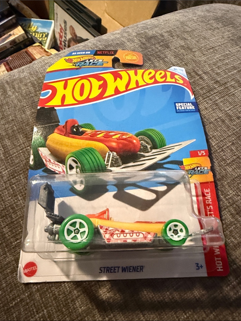 Hot Wheels Street Wiener Hot Wheels Let’s Race 1/5 Hot Dog Car Fantasy